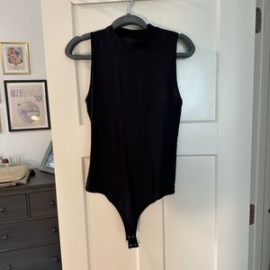 Abercrombie and Fitch mockneck tank top bodysuit.